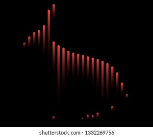 Hare vector icon. Animal symbol- Vectorgrafik. nVector line image isolated.