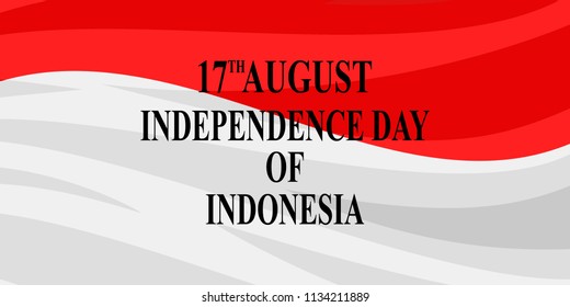 Hari Kemerdekaan Indonesia (Indonesian Independence Day) vector illustration. Suitable for greeting card, poster and banner.