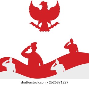 Hari lahir pancasila indonesia vector illustration. Good for banner, poster, greeting card, party card, invitation, template, advertising, campaign, and social media.