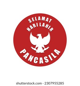 Hari lahir pancasila Vector ilustrator