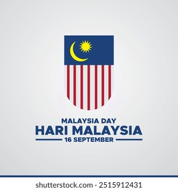 Hari Malaysia, Malaysia day, 16 September, post, ads,banner, poster, flyer  design  for Hari Malaysia, editable template, stock illustration, vector, eps fiel.