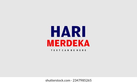 Obra artística del Festival Hari Merdeka - Vector