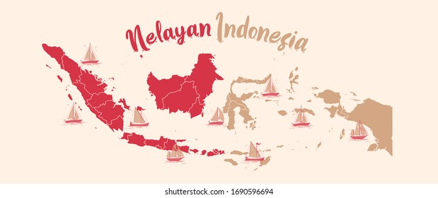 Hari Nelayan Indonesia.
Translation : Indonesia Fisherman Day .
Vector illustration for greeting card, poster and banner.