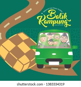 Hari Raya Aidilfitri & Balik Kampung is an important religious holiday celebrated by Muslims worldwide that marks the end of Ramadan, also known as Eid al-Fitr. (Translation: Return Home Reunion ) 