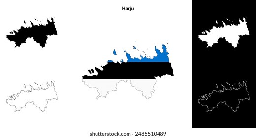 Conjunto de mapas del condado de Harju