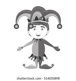 harlequin character icon image 