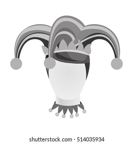 harlequin character icon image 