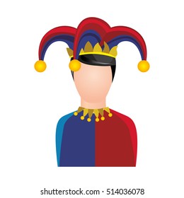 harlequin character icon image 