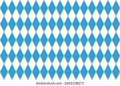 Harlequin Check Pattern Light Blue and White