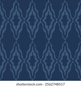 Harlequin geometric seamless pattern - hand drawn vector illustration.