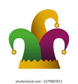 harlequin hat traditional icon