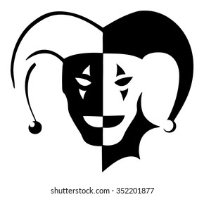 4,363 Harlequin clown mask Images, Stock Photos & Vectors | Shutterstock