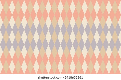 Harlequin pattern background. Harlequin diamond pattern fabric. Print design. Graphic design. Geometric shape. Fabric screen. Decorative. Ornaments. Cloth pattern. Colourful Backdrop. Pastel colours.