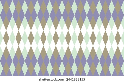 Harlequin pattern background. Harlequin diamond pattern fabric. Pastel colour. Print design. Graphic design. Vector pattern. Geometric shape. Fabric screen. Decorative. Ornaments. Cloth pattern.