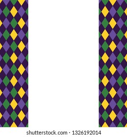 harlequin pattern frame
