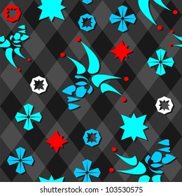 Harlequin seamless pattern (vector version)