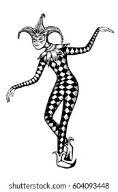 harlequin sketch