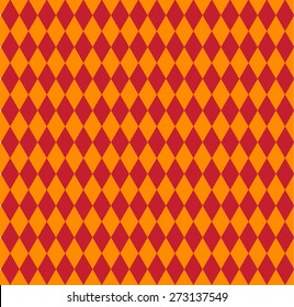 Harlequin vintage seamless pattern. Masquerade background. Vector illustration