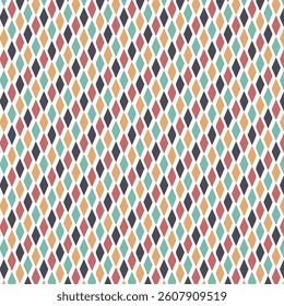 Harlequin vintage seamless vector pattern