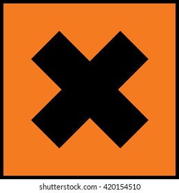 Harmful irritant sign