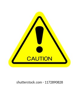 Harmful Symbol, Warning sign, Vector illustration, EPS10.