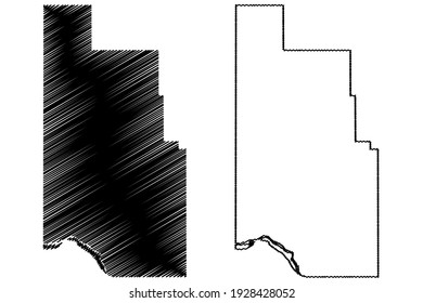 Harmon County, Oklahoma State (US County, Vereinigte Staaten von Amerika), Karte, Vektorgrafik, Skizze Harmon Karte