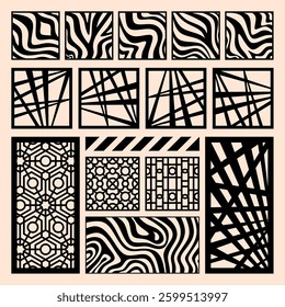 Harmonic Blend of Organic and Geometric Patterns: A Visual Symphony of Abstract Art