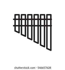 harmonica icon illustration isolated vector sign symbol