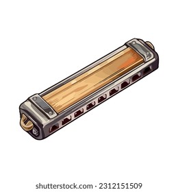 harmonicisches Musikinstrument auf weißem Hintergrund Symbol einzeln