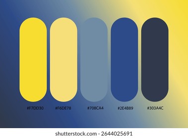Harmonies of different colors for your designs on gradient backgrounds.