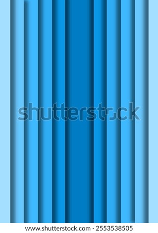 A Harmonious Dance of Overlapping Layers, Seamlessly Arranged with Remarkable Precision and Elegance with remarkable blue color