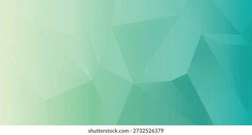 Fondo Abstractas verde armonioso con Formas geométricas y gradiente suave para proyectos de diseño