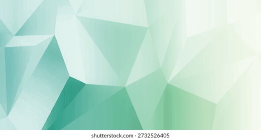 Fondo Abstractas verde armonioso con Formas geométricas y gradiente suave para proyectos de diseño eps10