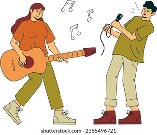Harmonious Harvest Illustration for infographic etc