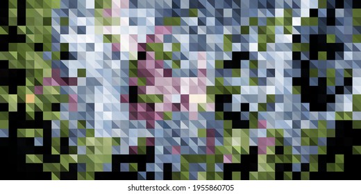 Harmonious, mosaic abstract background for the design of banners, business cards, advertising items. Illustration. Vector, eps10.