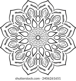 Harmonious Spirals, Intriguing Mandala Artwork