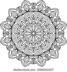 Harmonious Spirals, Intriguing Mandala Artwork