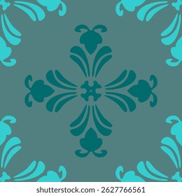 Harmony blooms in shades of nature, traditional, pattern design for carpet, print, wrap, decorative, illustration, Fabric, Wallpaper, Ceramics 

