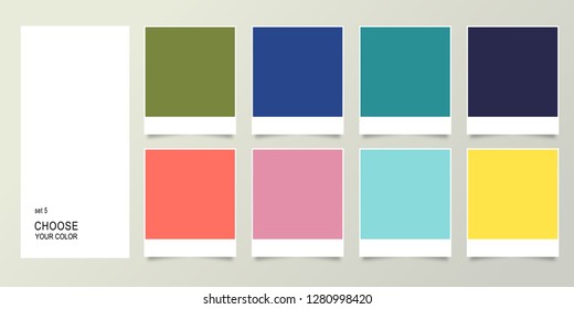 Harmony color palette set 