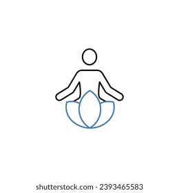 Harmony concept line icon. Simple element illustration. Harmony concept outline symbol design.