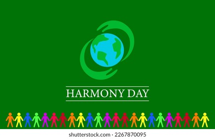 harmony day. big day background good for backdrops and special day emblems