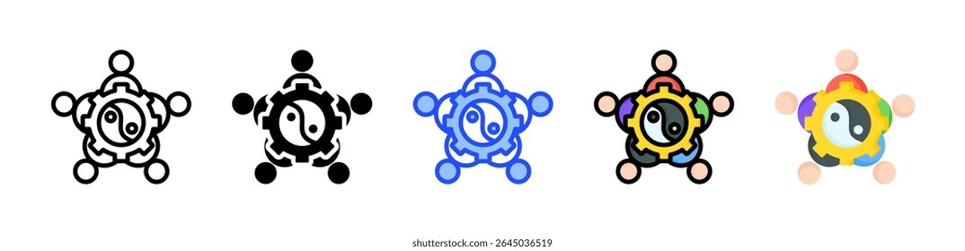Harmony Icon Collection With Multiple Styles