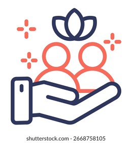 Harmony Icon Element für Design und Vektor