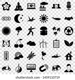Harmony icons set. Simple style of 36 harmony vector icons for web for any design