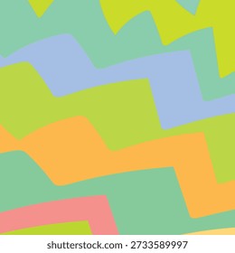 Harmony of Modern Abstract Pastel Waves