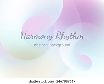 harmony rhythm gradient abstract background for presentation, digital design, beauty branding, and social advertising