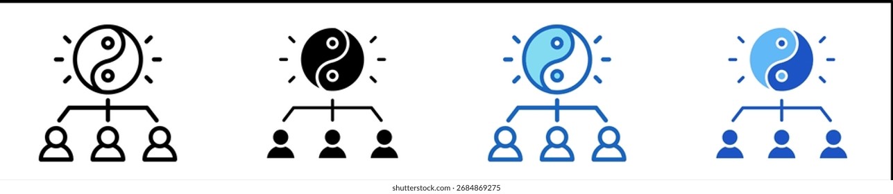 Harmony Structure  Icon Set Multiple Style Collection
