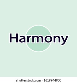 Harmony Vector Logo Business Emblem Stock Vector (Royalty Free ...