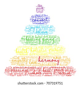 Harmony word cloud on a white background. 
