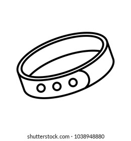 harness collar icon, Vector illustration